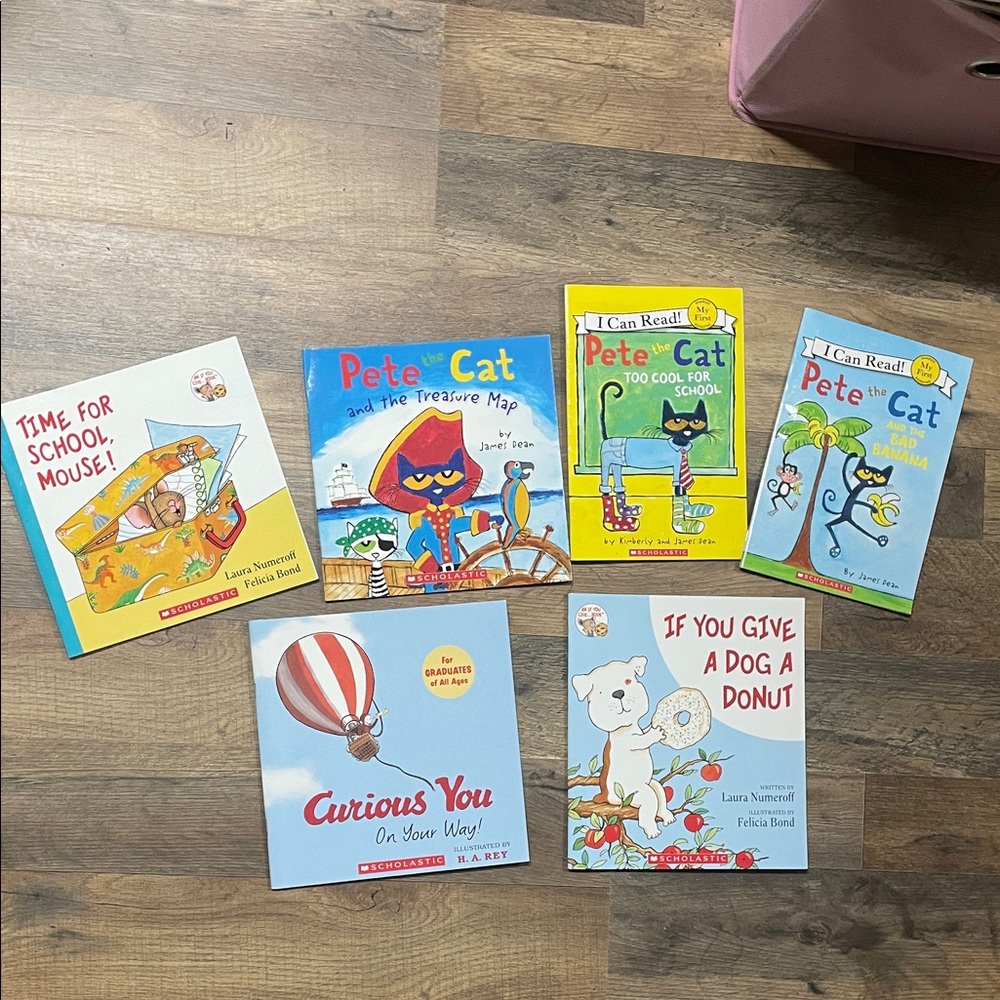 Set of 7 Children's Picture Books - Bright Multicolor Covers